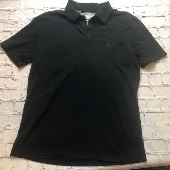 Volcom Other - Volcom black shirt sleeve polo size Medium
